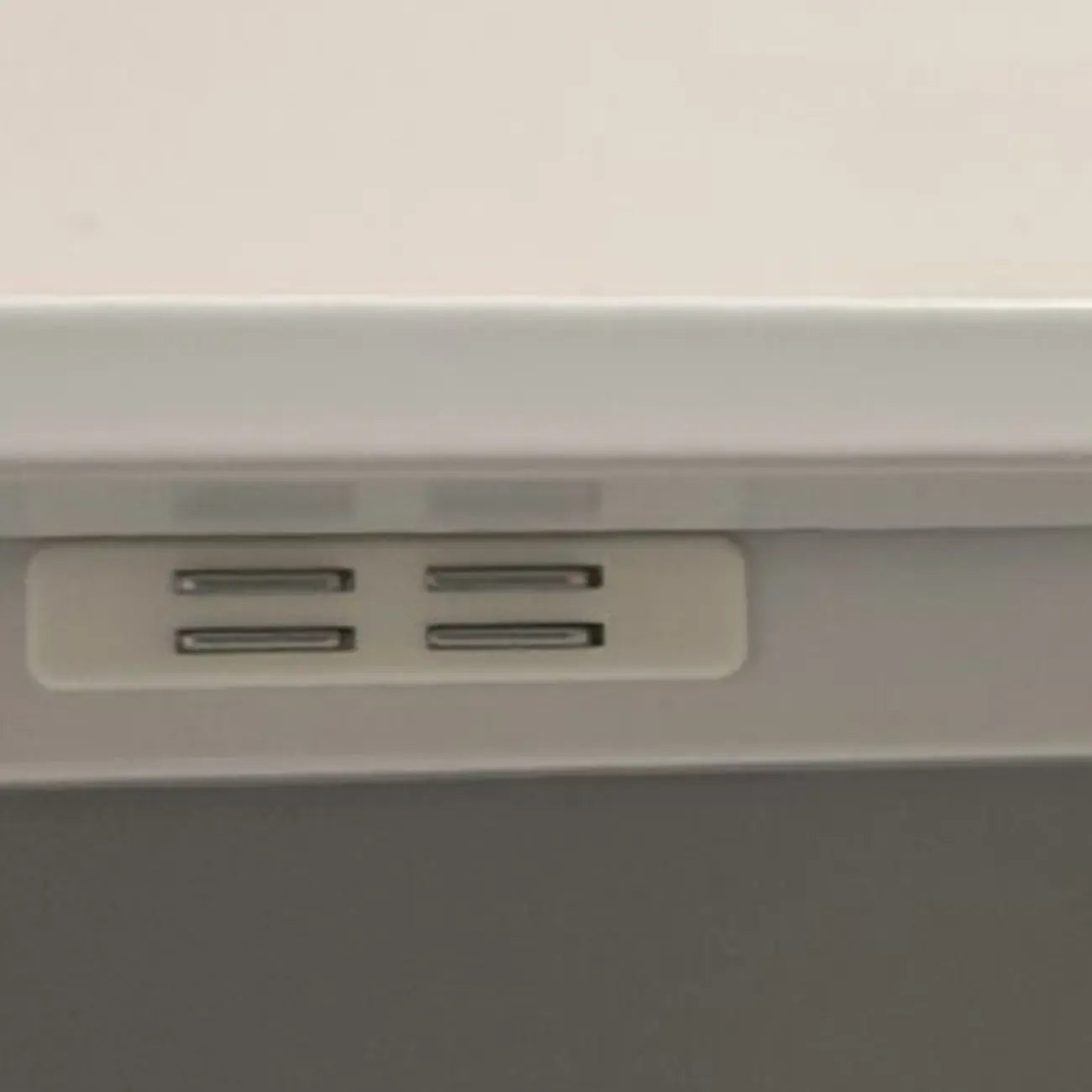 Adjustable White-Gray Metal Hallway Shoe Storage Cabinet