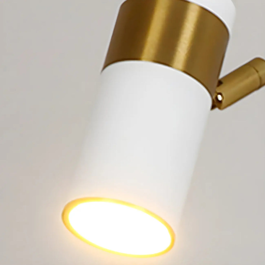 Minimalist White Swing Arm Wall Light for Bedside Reading