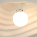 Geometric Large White 2-Light Island Pendant Light