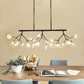 Modern Glass Branch Multi-Light Island Pendant Light for Kitchen