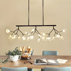 Modern Glass Branch Multi-Light Island Pendant Light for Kitchen