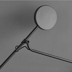 Minimalist Black Metal Adjustable Large Swing Arm Wall Light