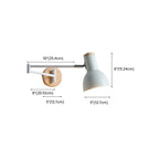 Modern White Adjustable Swing Arm Wall Light