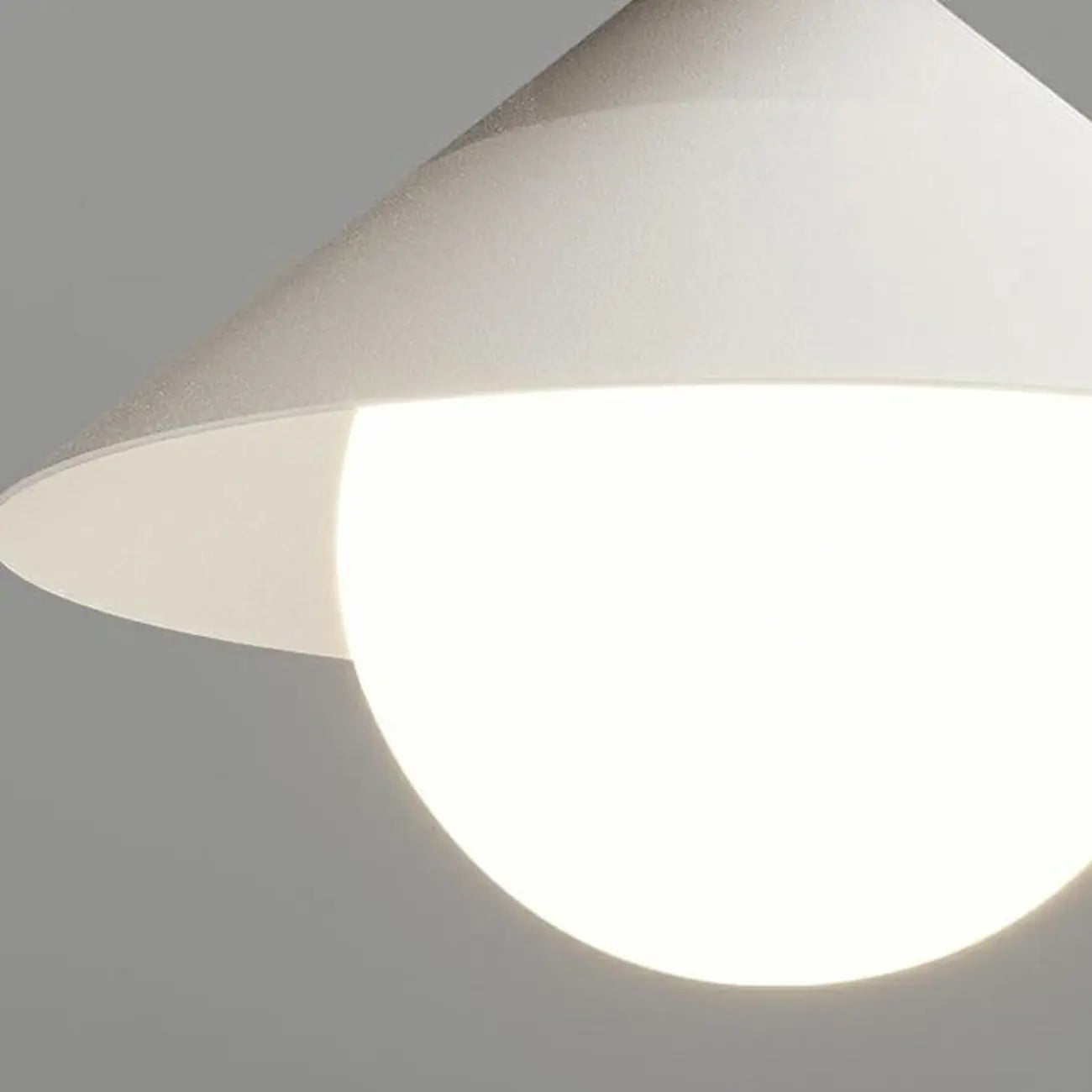 Modern Glass Semi-Flush Mount Ceiling Light for Home Decor