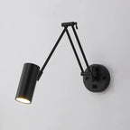 Natural Light Indoor Swing Arm Wall Sconce for Bedroom Decor