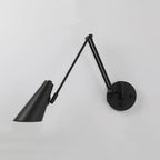 Natural Light Indoor Swing Arm Wall Sconce for Bedroom Decor