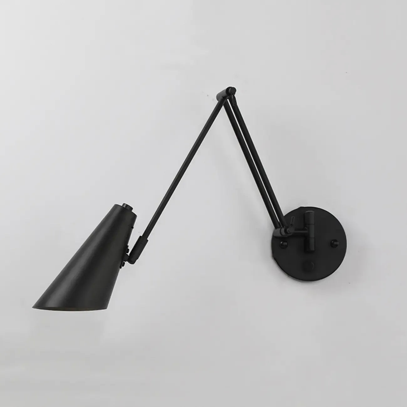 Natural Light Indoor Swing Arm Wall Sconce for Bedroom Decor