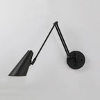 Natural Light Indoor Swing Arm Wall Sconce for Bedroom Decor