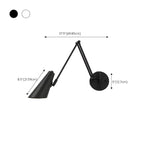 Natural Light Indoor Swing Arm Wall Sconce for Bedroom Decor