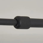 Simple Black Metal Adjustable Swing Arm Wall Light