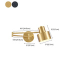 Modern Metal Hemisphere Shade Swing Arm Wall Light