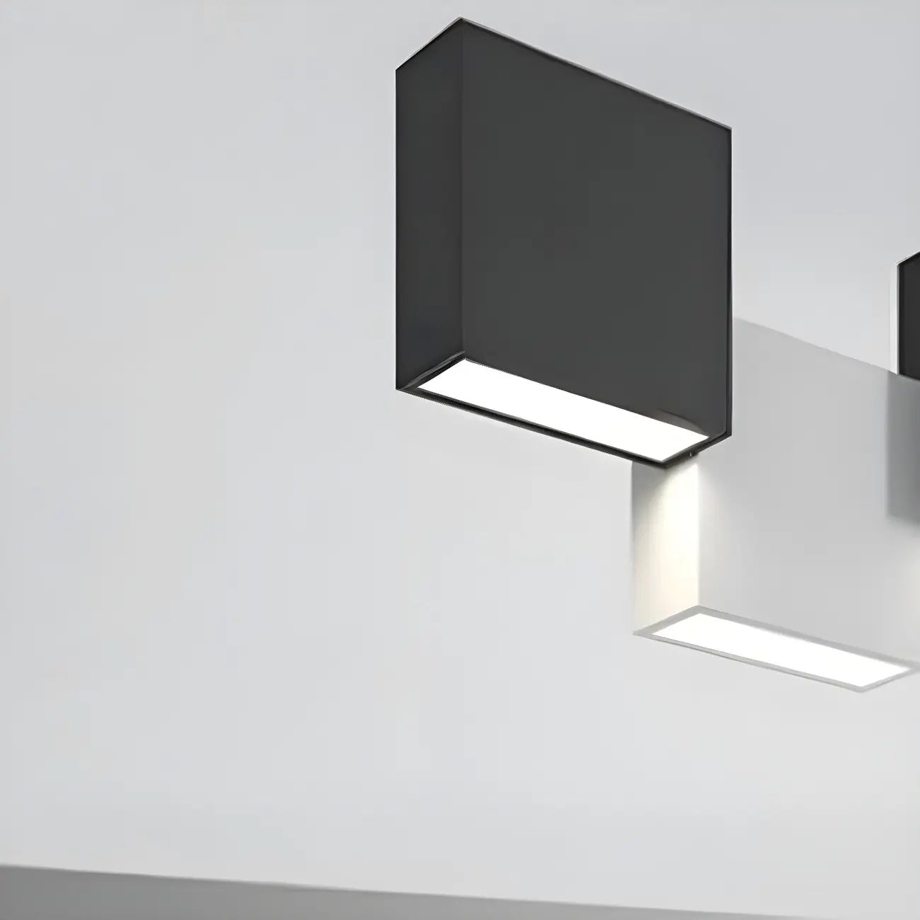 Modern Black Cube LED Island Light Dimmable for Kitchen