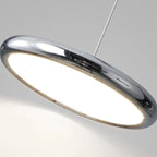 Modern Silver Island Pendant Light Dimmable LED for Kitchen