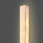 Modern Geometric Marble Wall Sconce 3 Dimming LED for Living