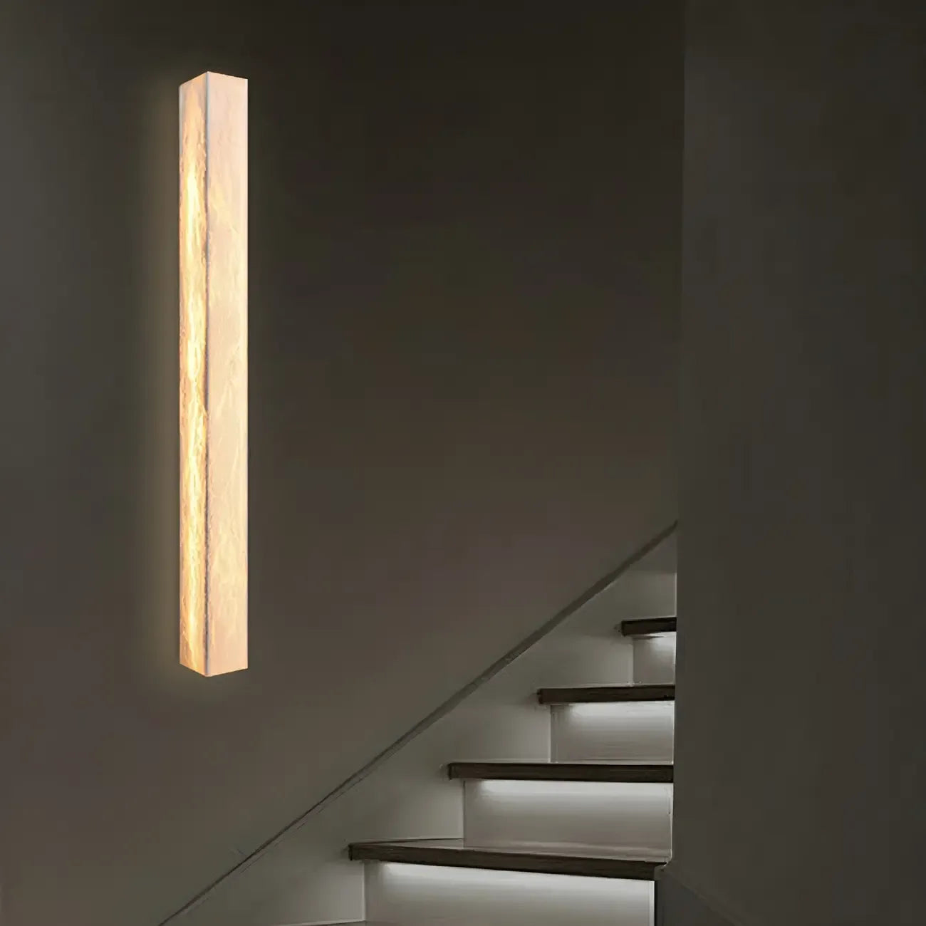 Modern Geometric Marble Wall Sconce 3 Dimming LED for Living