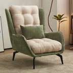 Modern Velvet Wingback Accent Chair for Living Room