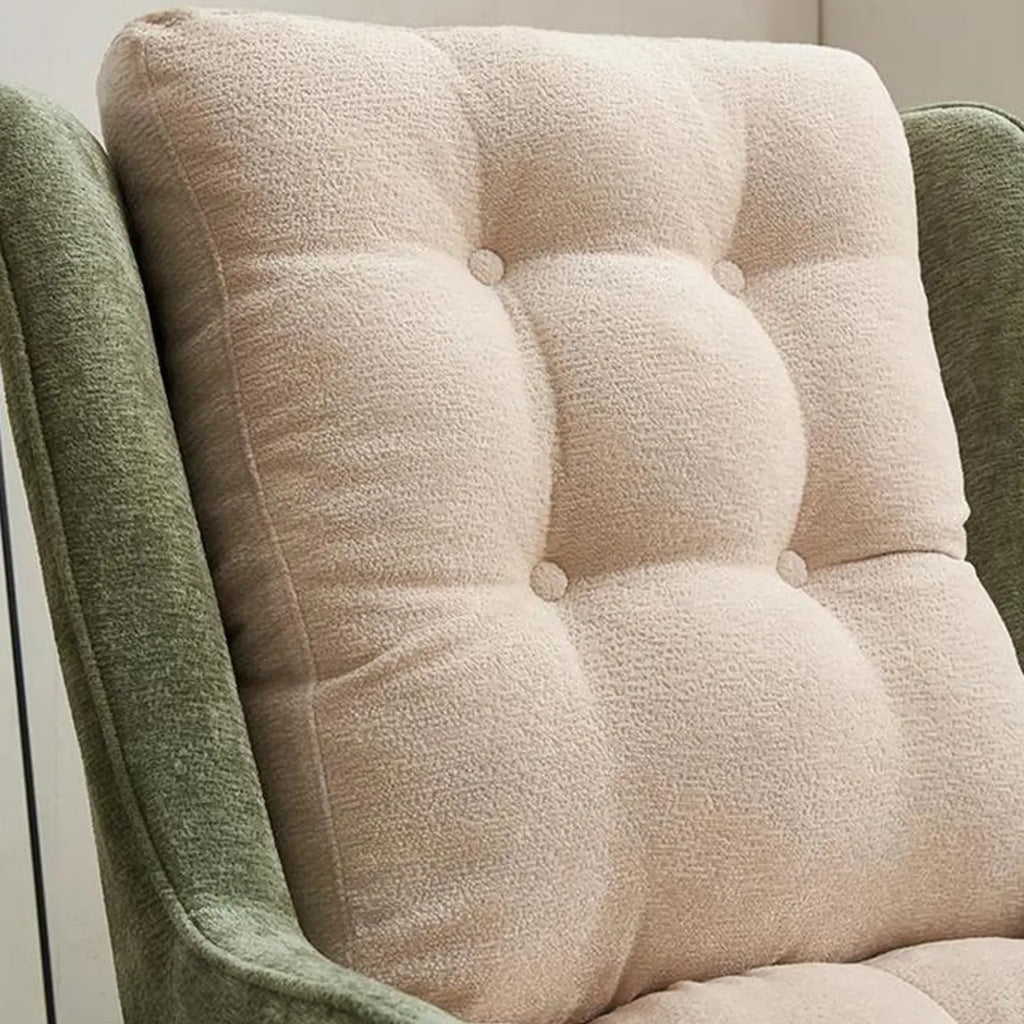 Modern Velvet Wingback Accent Chair for Living Room
