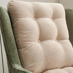 Modern Velvet Wingback Accent Chair for Living Room