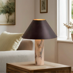 Modern Calacatta Marble LED Table Lamp For Bedroom