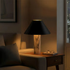 Modern Calacatta Marble LED Table Lamp For Bedroom