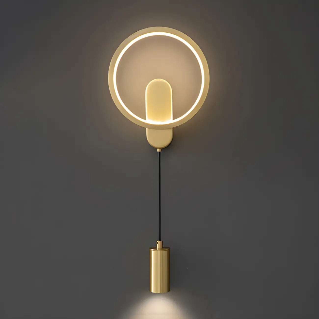 Modern 2-Light LED Wall Sconce 3-Gear Dimming for Living Room
