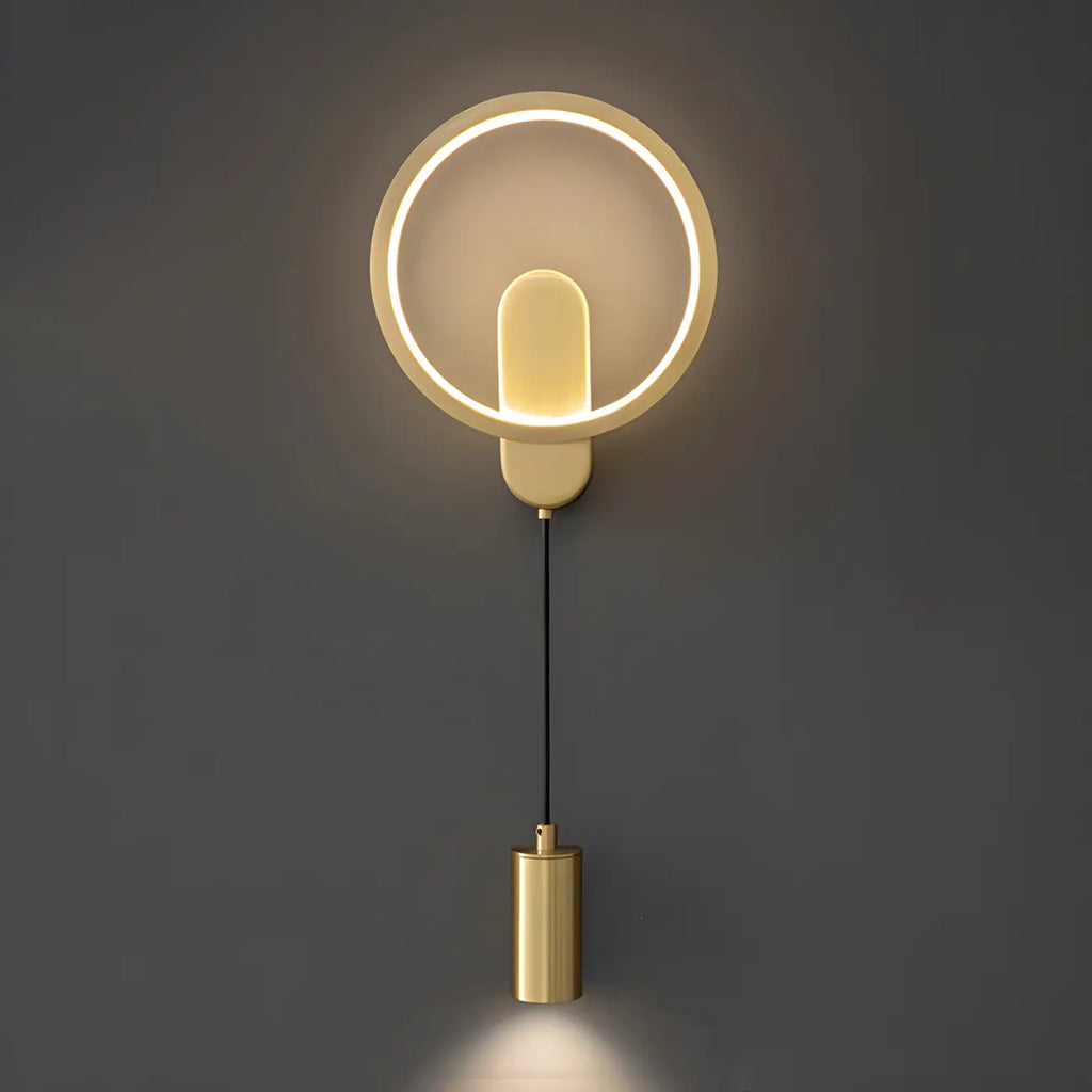 Modern 2-Light LED Wall Sconce 3-Gear Dimming for Living Room