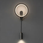 Modern 2-Light LED Wall Sconce 3-Gear Dimming for Living Room