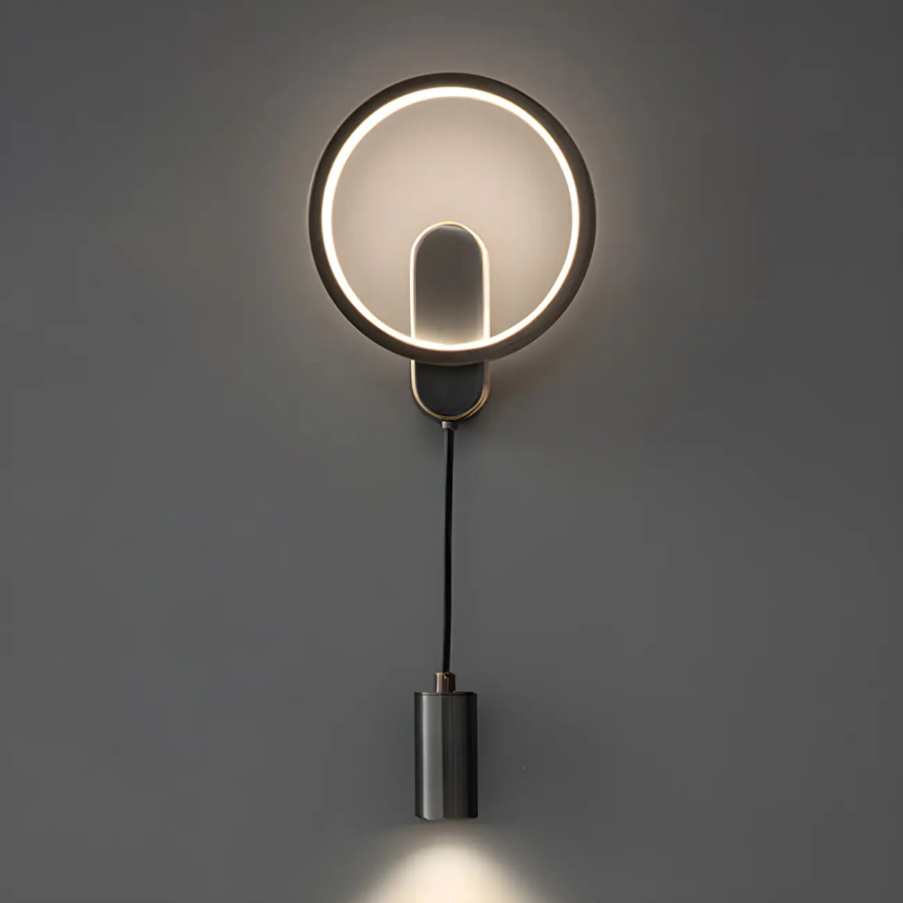 Modern 2-Light LED Wall Sconce 3-Gear Dimming for Living Room