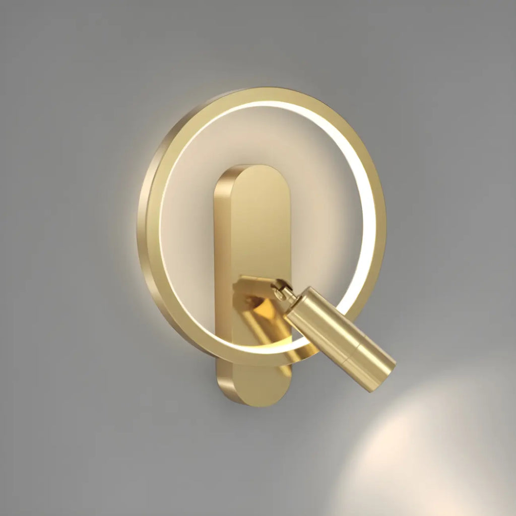 Modern 2-Light LED Wall Sconce 3-Gear Dimming for Living Room