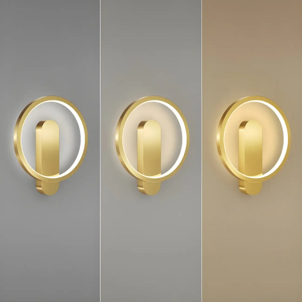 Modern 2-Light LED Wall Sconce 3-Gear Dimming for Living Room