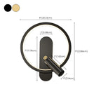 Modern 2-Light LED Wall Sconce 3-Gear Dimming for Living Room