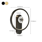 Modern 2-Light LED Wall Sconce 3-Gear Dimming for Living Room