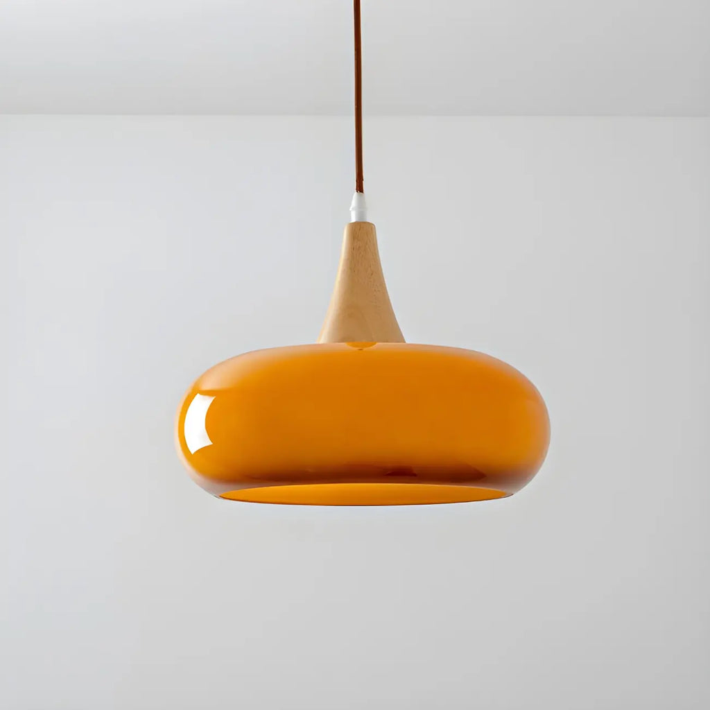 3-Light Drum Glass Island Pendant Light Modern Glass for Kitchen