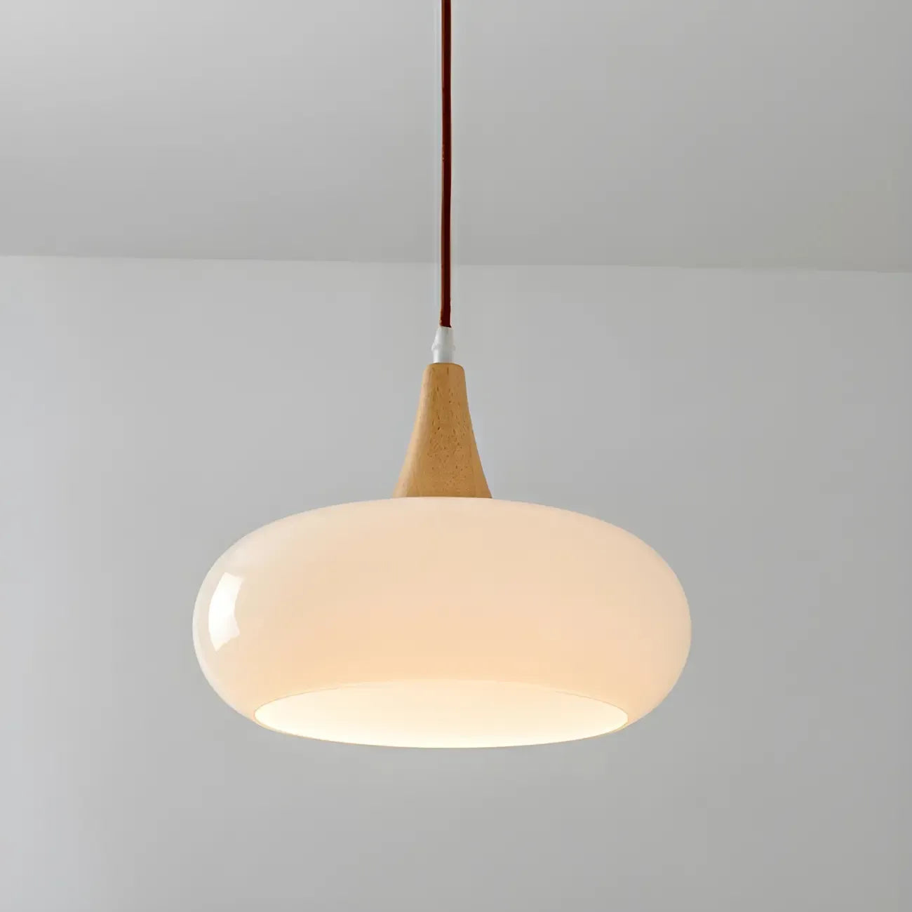 3-Light Drum Glass Island Pendant Light Modern Glass for Kitchen