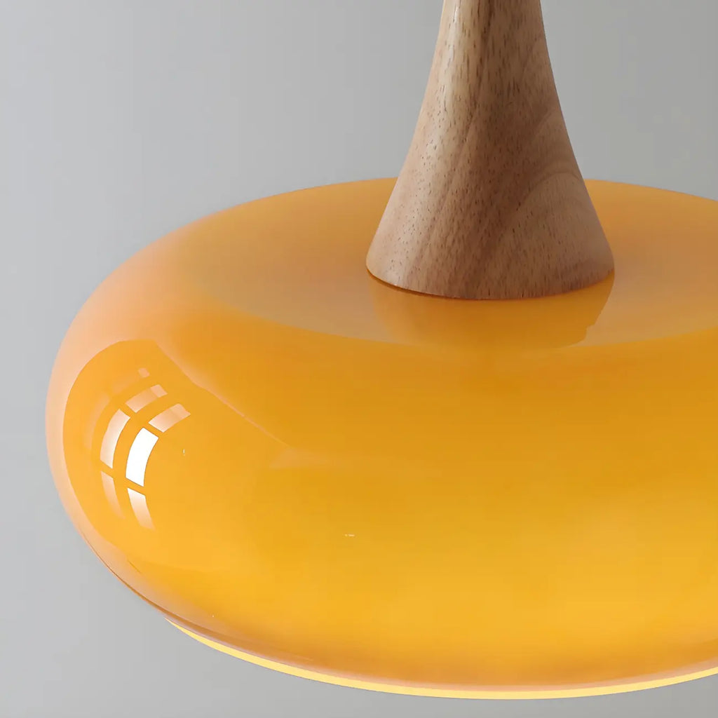 3-Light Drum Glass Island Pendant Light Modern Glass for Kitchen