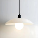 Modern Black Glass Barn LED Island Pendant Light for Kitchen