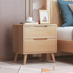 Scandinavian Drawer Storage Wooden 2 drawer Nightstand