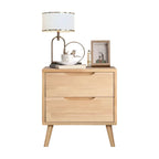 Scandinavian Drawer Storage Wooden 2 drawer Nightstand
