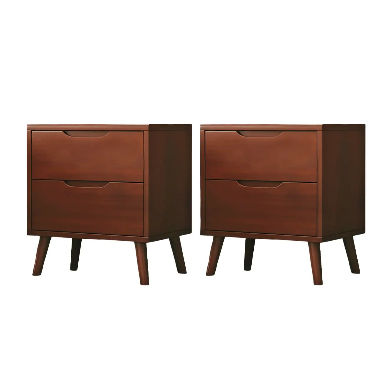 Scandinavian Drawer Storage Wooden 2 drawer Nightstand
