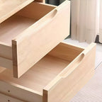 Scandinavian Drawer Storage Wooden 2 drawer Nightstand