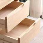 Scandinavian Drawer Storage Wooden 2 drawer Nightstand