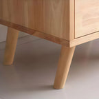 Scandinavian Drawer Storage Wooden 2 drawer Nightstand