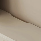 Minimalist Wooden Floating TV Stand with Lighting & Drawers