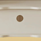 Minimalist Wooden Floating TV Stand with Lighting & Drawers