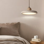 Modern Beige Stone Adjustable Pendant Light