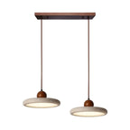 Modern Beige Stone Adjustable Pendant Light