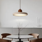 Modern Beige Stone Adjustable Pendant Light