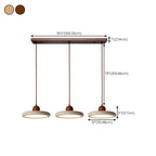 Modern Beige Stone Adjustable Pendant Light