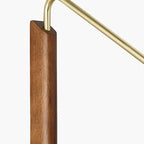 Rounded Dome Metal Simplicity 1-Light Swing Arm Wall Light