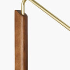 Rounded Dome Metal Simplicity 1-Light Swing Arm Wall Light